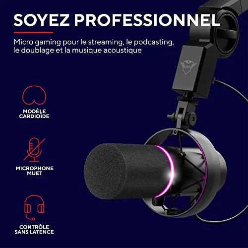 Microphone Trust GXT 255+ Onyx USB - vue 2