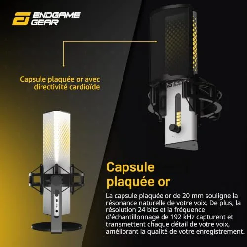 Microphone Xstrm Endgame Gear Blanc - vue 5