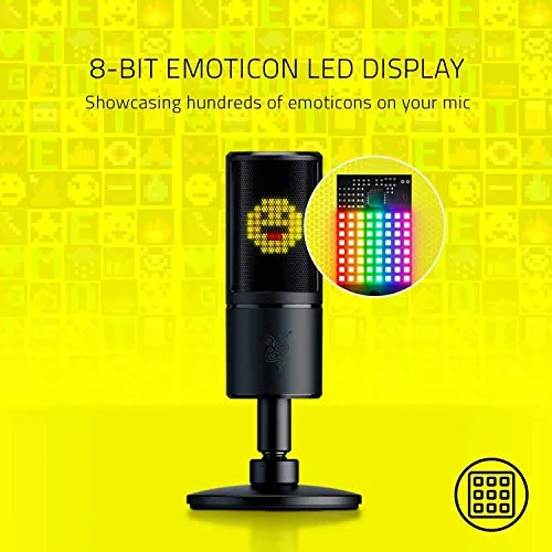 Razer Seiren Emote Noir Microphone USB - vue 2