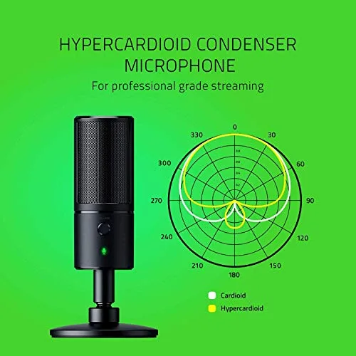 Razer Seiren Emote Noir Microphone USB - vue 5