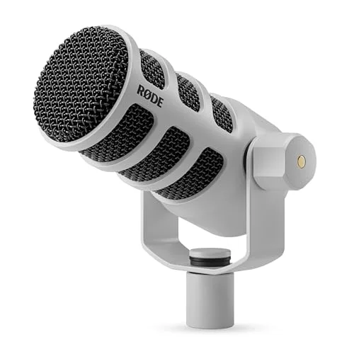 RØDE PodMic USB White Microphone dynamique cardioïde