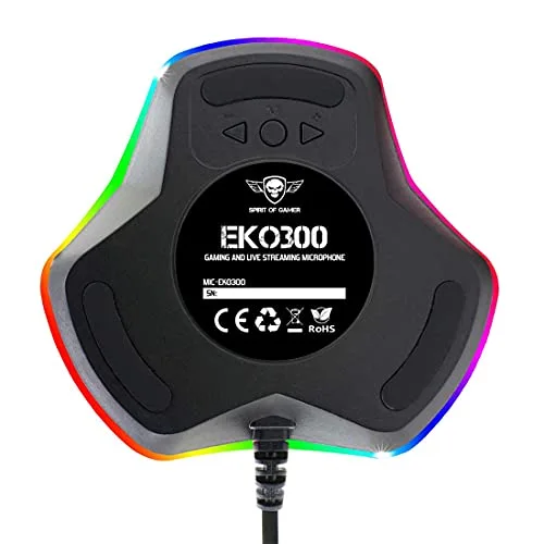 Spirit of Gamer EKO300 Noir - Micro USB Gaming - vue 2