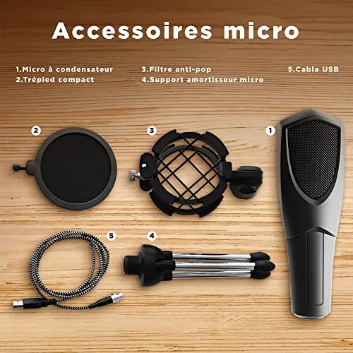 T'nB Microphone omnidirectionnel USB Influence - vue 2