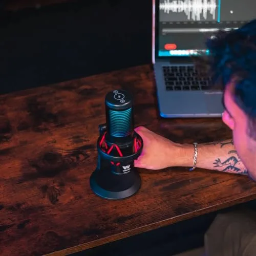Woxter Mic Studio 70 RGB Microphone USB - vue 6