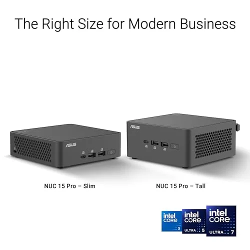 ASUS NUC 15 Pro+ Core Ultra 7, Wi-Fi 7 - vue 2