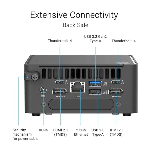 ASUS NUC 15 Pro+ Core Ultra 7, Wi-Fi 7 - vue 7