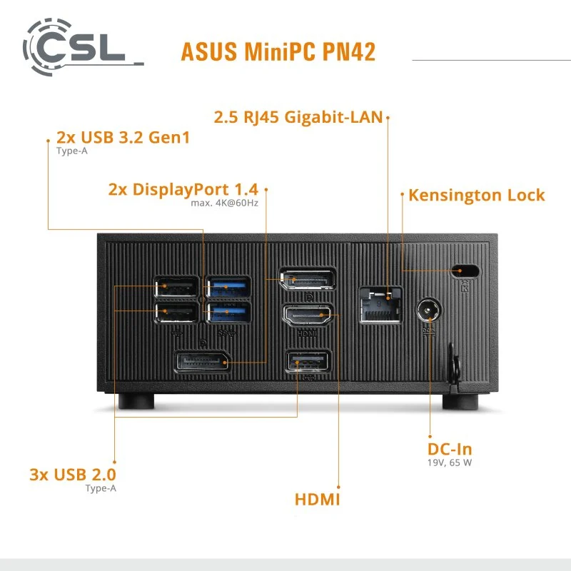 ASUS PN42 N100 32GB 500GB Win 11 Pro - vue 4