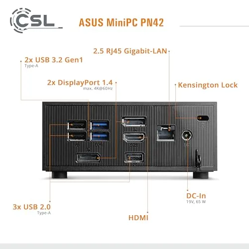 ASUS PN42 N100 8GB 2TB Win 11 Pro - vue 3