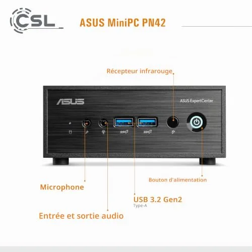 ASUS ExpertCenter PN42 N100 16 Go 1 To Windows 11 Pro - vue 2