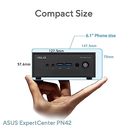 Mini PC Asus PN42-SN004AV Intel N100 4GB 128GB - vue 4