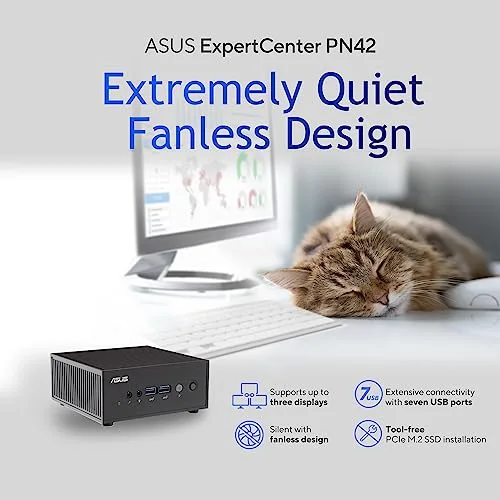 Mini PC Asus PN42-SN004AV Intel N100 4GB 128GB - vue 5