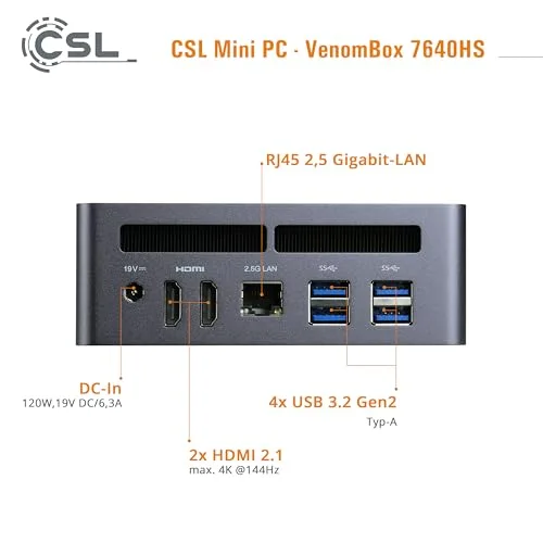 CSL VenomBox 7640HS 16 Go 1 To SSD - vue 4