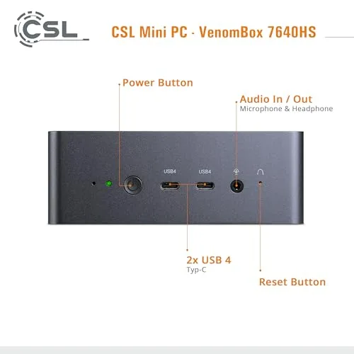 CSL VenomBox 7640HS 32 Go RAM 1 To SSD - vue 3