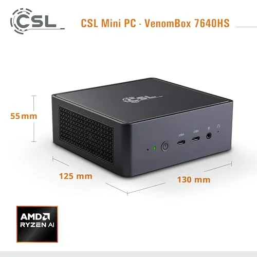 CSL VenomBox 7640HS 64 Go 2 To SSD - vue 2