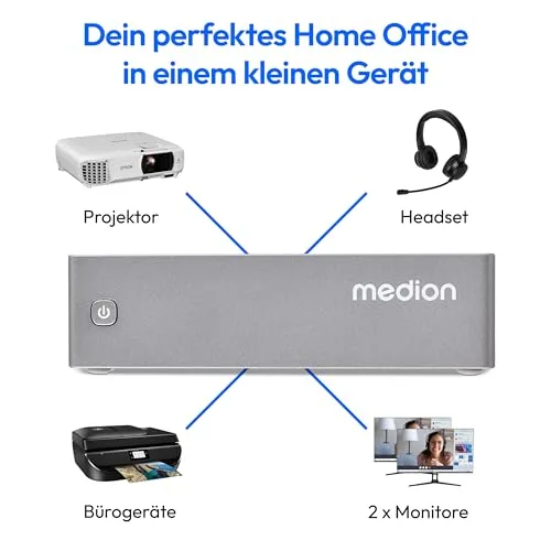 Medion Mini S06 MD35385 i3-1315U 8 Go 512 Go - vue 3