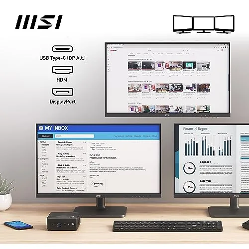Mini PC MSI Cubi N ADL S-217DE Intel N200 8GB 256GB - vue 2