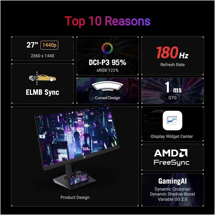 ASUS ROG Strix XG27WCS 27 pouces - vue 5