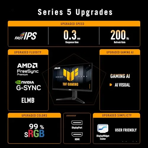 ASUS TUF Gaming VG259QL5A 24.5 pouces - vue 2