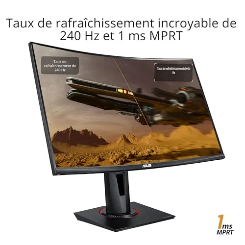 ASUS TUF Gaming VG27VQM 27" 240 Hz VA incurvé - vue 3