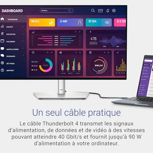 Dell UltraSharp U2724DE 27 pouces - vue 5