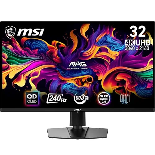 MSI MAG 321UPX QD-OLED 31,5" 4K 240 Hz