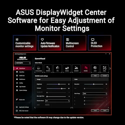 ASUS ROG Strix OLED XG32UCDS 31,5" 4K QD-OLED 165 Hz - vue 7