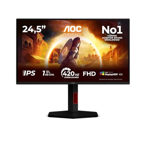 AOC 25G4KUR 24,5" Fast IPS 420 Hz - vue 3