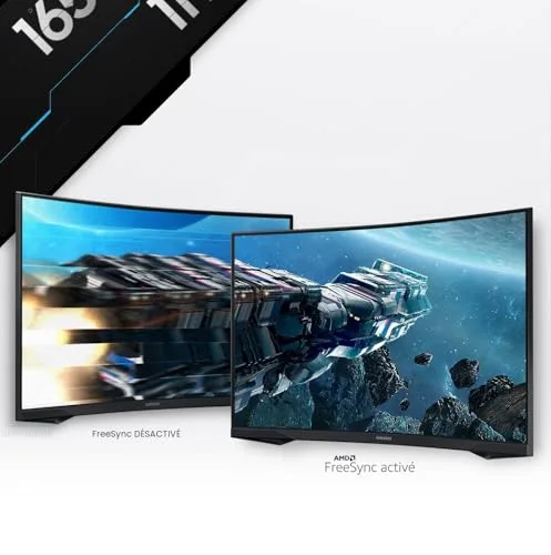Samsung Odyssey G5 G55C 27" QHD 165 Hz VA incurvé - vue 8