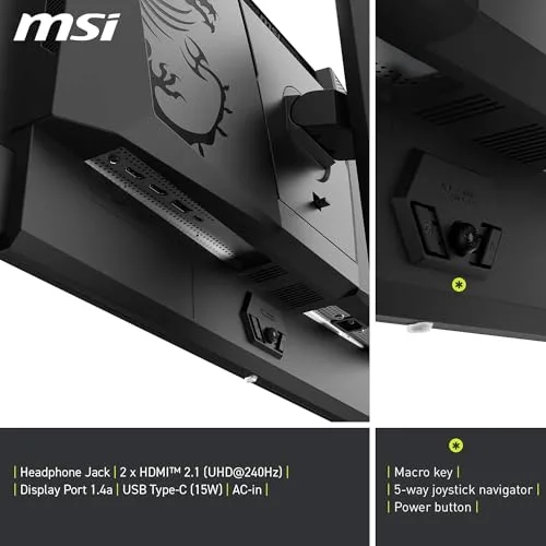 MSI MAG 272UP QD-OLED X24 27" 4K 240 Hz - vue 6