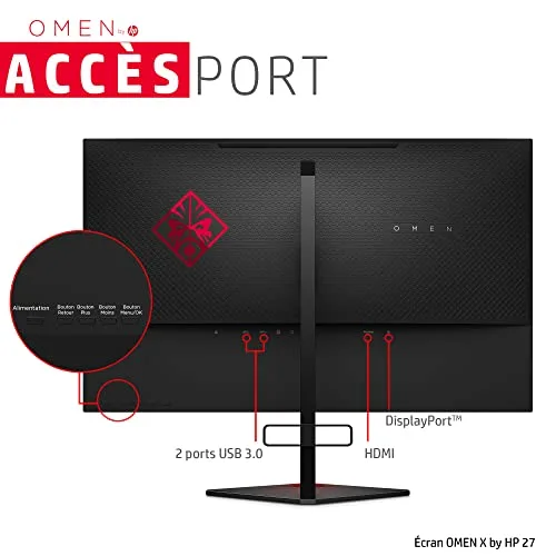 HP OMEN X 27 27" QHD 240 Hz TN - vue 3