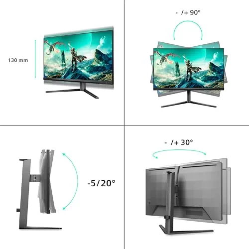 Philips Evnia 27M2N3800A/00 27" 4K 160 Hz Fast IPS - vue 5