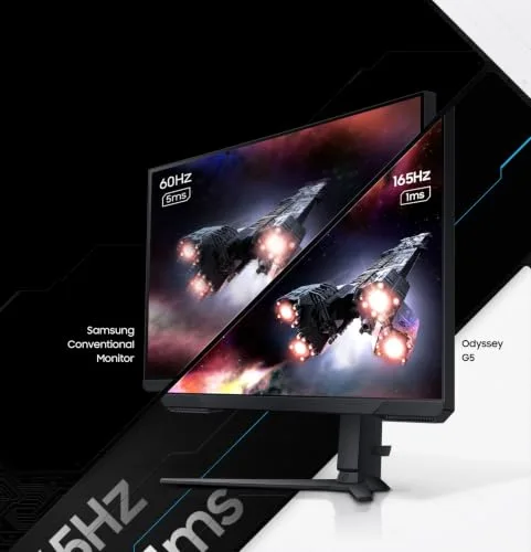 Samsung Odyssey G5 S32CG510EU 32" QHD 165 Hz - vue 5