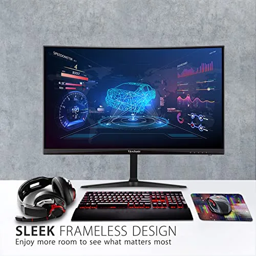 ViewSonic VX2418C 24" VA 165 Hz incurvé - vue 3