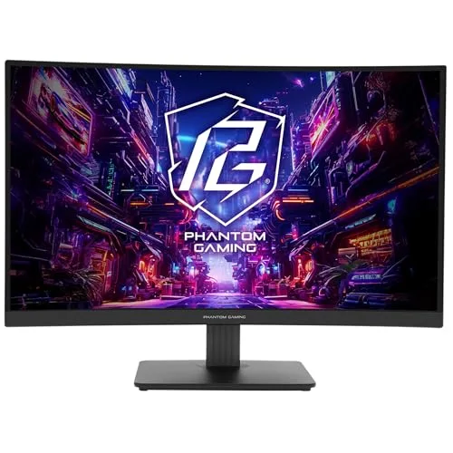 ASRock Phantom Gaming PG27QRT1B 27" QHD 180 Hz - vue 3