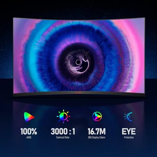 KOORUI GA01 31,5" QHD 170 Hz incurvé - vue 4