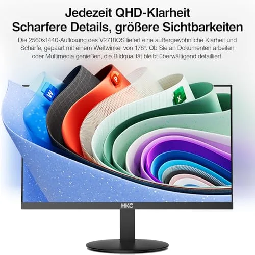 HKC V2718QS 27" QHD 144 Hz IPS - vue 2