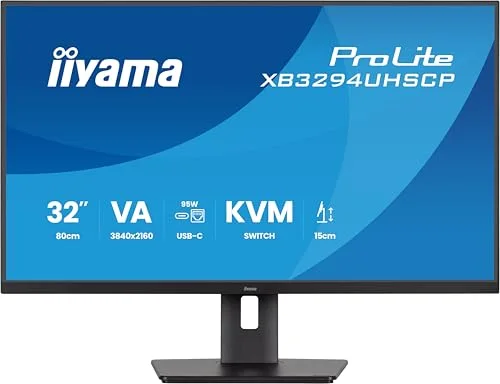 iiyama ProLite XB3294UHSCP-B1 32" 4K VA USB-C