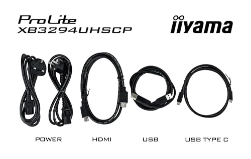 iiyama ProLite XB3294UHSCP-B1 32" 4K VA USB-C - vue 9