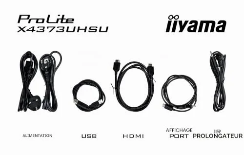 Iiyama ProLite X4373UHSU-B1 43" VA 4K 60 Hz - vue 8