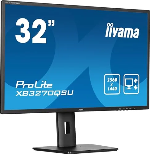 iiyama ProLite XB3270QSU-B1 31,5" QHD IPS 100 Hz - vue 3