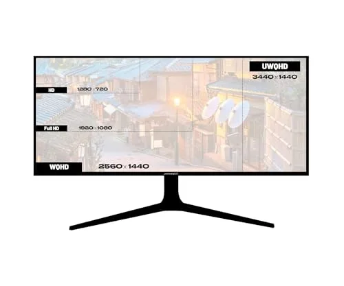 JAPANNEXT JN-IPSC34UWQHDR-C65W-H 34" UWQHD IPS incurvé - vue 6