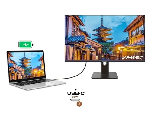 JAPANNEXT JN-IPS27FHDR-C65W-HSP 27" IPS Full HD 100 Hz - vue 2
