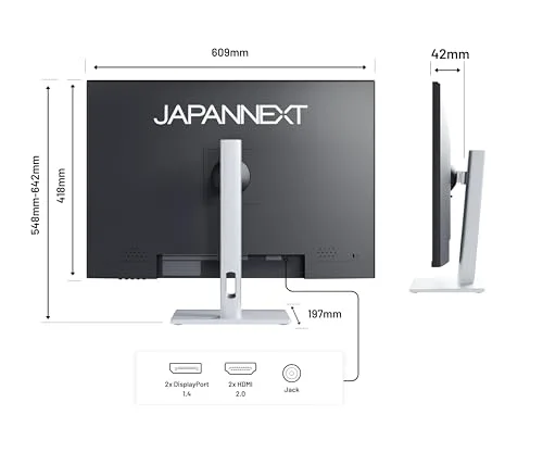 JAPANNEXT JN-282i4KP-HSP 28" IPS 4K+ 60 Hz - vue 3
