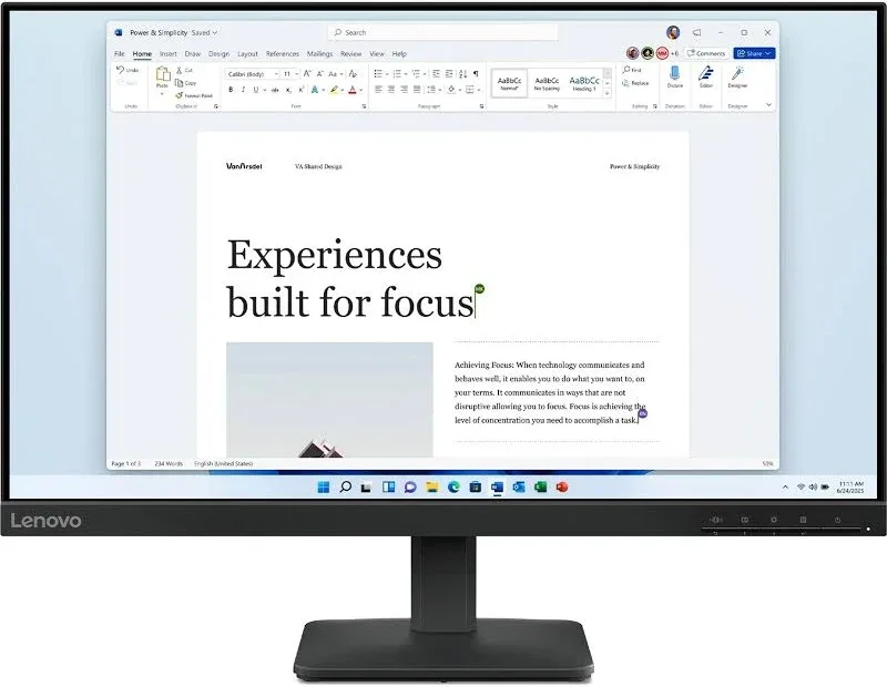 Ecran PC Lenovo L24-41 23,8" Full HD - vue 2