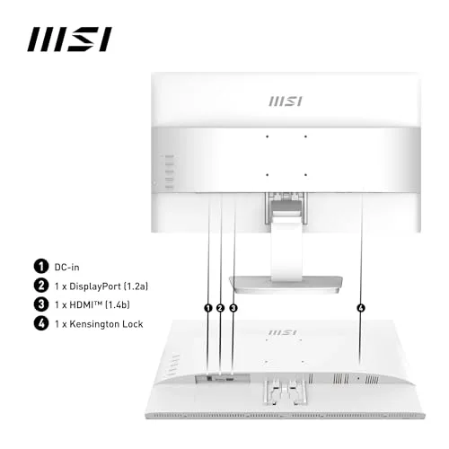 MSI PRO MP2412W 23,8" FHD 100Hz VA blanc - vue 7