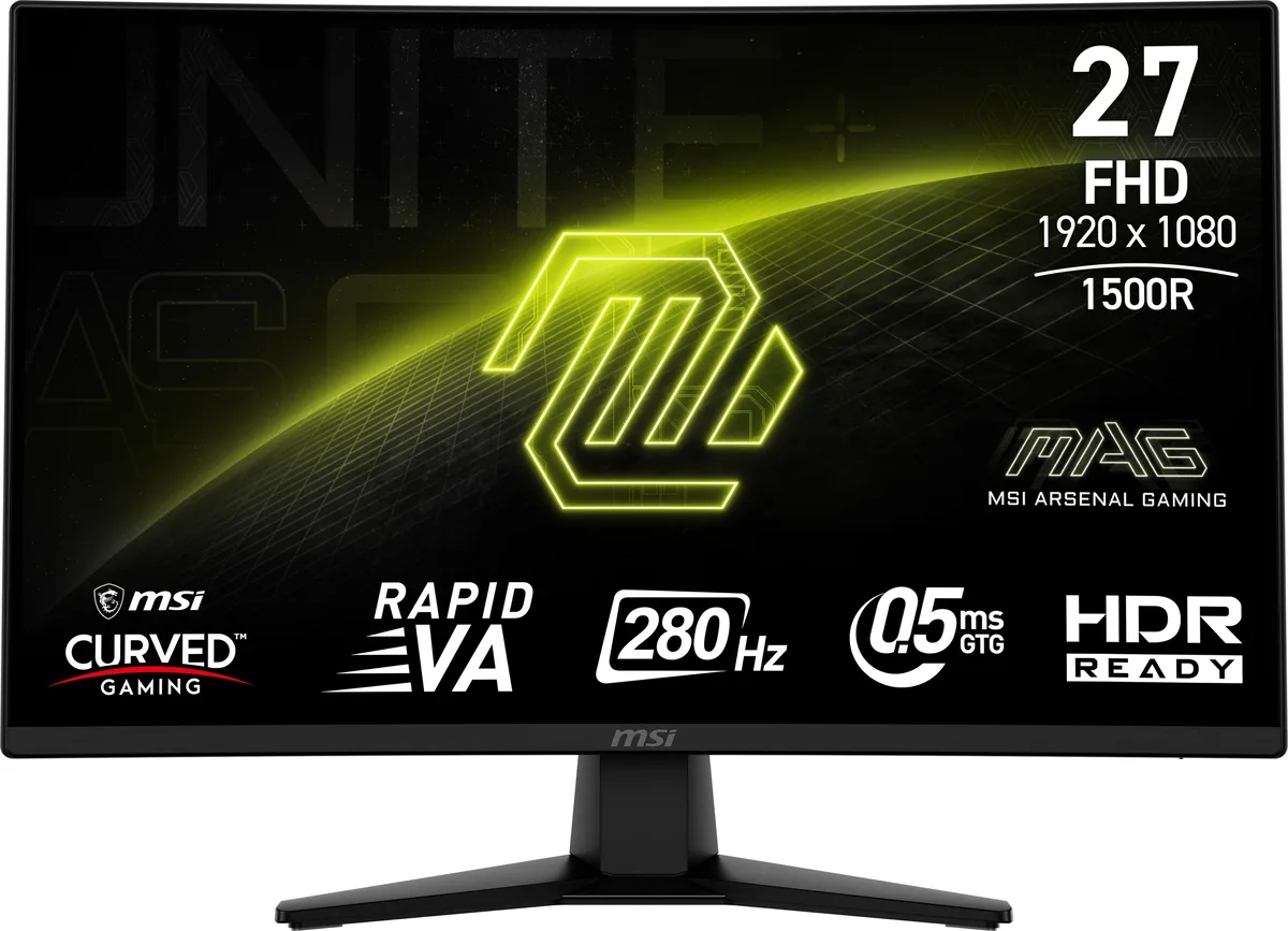 Écran PC MSI MAG 274CXF 27" 280 Hz Full HD incurvé