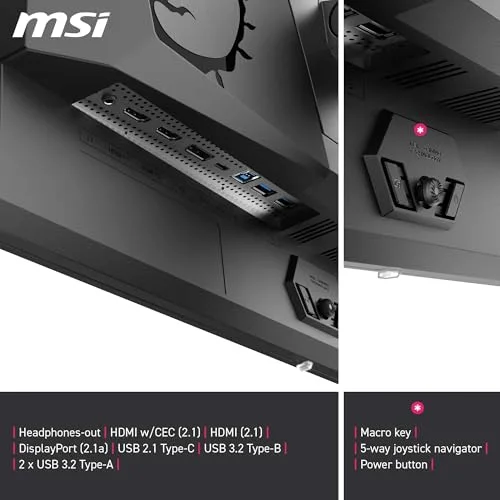 MSI MPG 322URX QD-OLED 31,5" 4K 240 Hz - vue 6