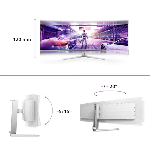 Philips Evnia 49M2C8900/00 QD-OLED 49" 240 Hz - vue 5