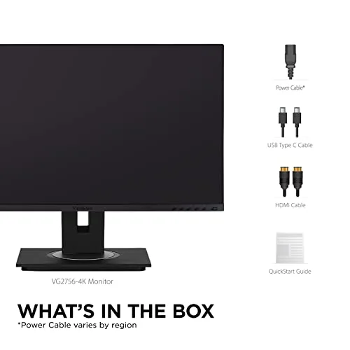 ViewSonic VG2756-4K 27" 4K IPS - vue 7