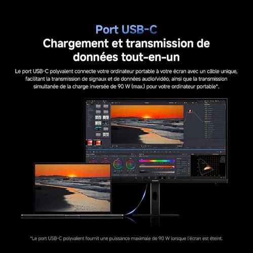 Xiaomi A27Ui 27" 4K IPS 60 Hz - vue 4